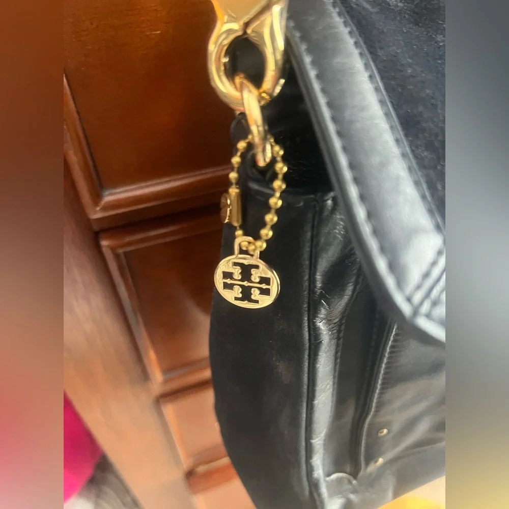 Leather Tori‎ Burch bag